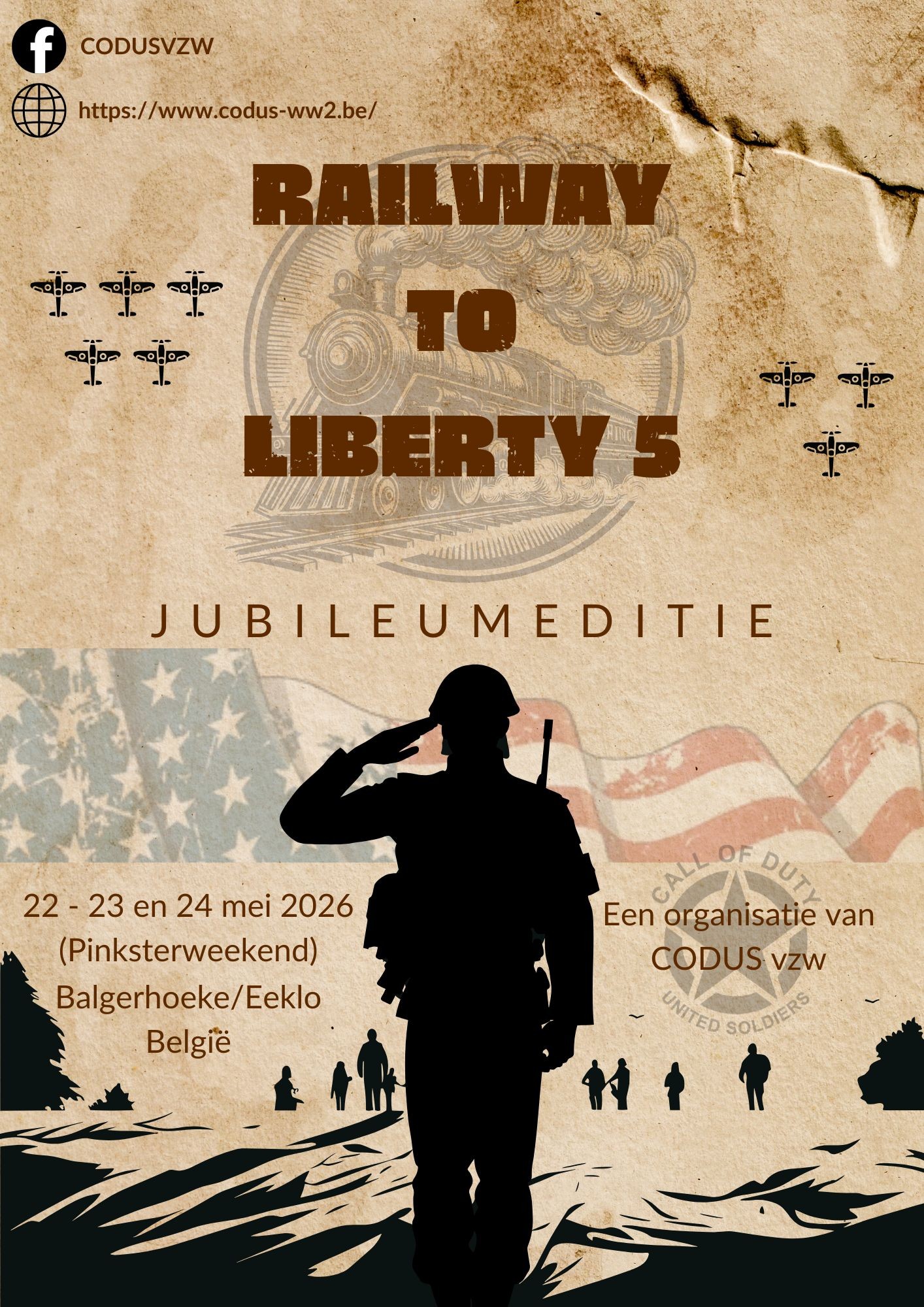 Railway to Liberty 5 Jubileum event