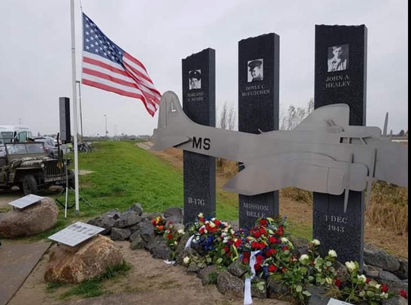Jaarlijkse herdenking bij het monument van de Mission Belle